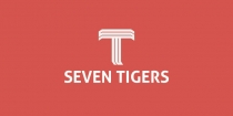 Seven Tigers Letter T Logo Template Screenshot 3