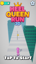Heel Queen Run 3D - Hyper Casual Mobile Unity Game Screenshot 1